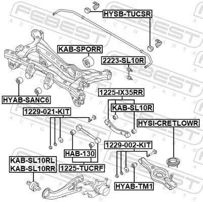 Sturzkorrekturschraubensatz FEBEST 1229-002-KIT Bild Sturzkorrekturschraubensatz FEBEST 1229-002-KIT