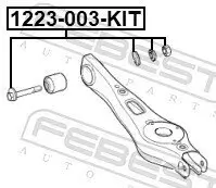 Sturzkorrekturschraube FEBEST 1229-003-KIT Bild Sturzkorrekturschraube FEBEST 1229-003-KIT