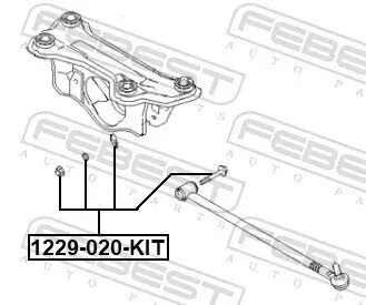 Sturzkorrekturschraubensatz FEBEST 1229-020-KIT Bild Sturzkorrekturschraubensatz FEBEST 1229-020-KIT