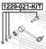 Sturzkorrekturschraubensatz FEBEST 1229-021-KIT Bild Sturzkorrekturschraubensatz FEBEST 1229-021-KIT