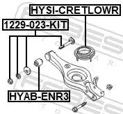 Sturzkorrekturschraubensatz FEBEST 1229-023-KIT Bild Sturzkorrekturschraubensatz FEBEST 1229-023-KIT