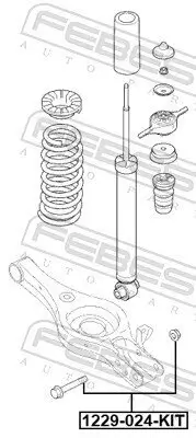 Sturzkorrekturschraubensatz FEBEST 1229-024-KIT Bild Sturzkorrekturschraubensatz FEBEST 1229-024-KIT