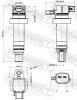 Zündspule FEBEST 12640-001 Bild Zündspule FEBEST 12640-001