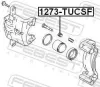 Faltenbalg, Bremssattelführung Vorderachse beidseitig FEBEST 1273-TUCSF-PCS10 Bild Faltenbalg, Bremssattelführung Vorderachse beidseitig FEBEST 1273-TUCSF-PCS10