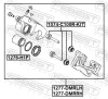 Bremssattel Hinterachse links FEBEST 1277-DMRLH Bild Bremssattel Hinterachse links FEBEST 1277-DMRLH