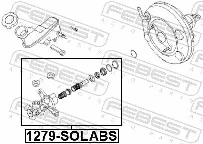 Hauptbremszylinder FEBEST 1279-SOLABS Bild Hauptbremszylinder FEBEST 1279-SOLABS
