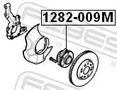 Radnabe FEBEST 1282-009M Bild Radnabe FEBEST 1282-009M