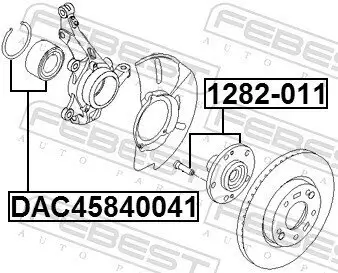 Radnabe FEBEST 1282-011 Bild Radnabe FEBEST 1282-011