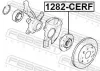 Radnabe Vorderachse FEBEST 1282-CERF Bild Radnabe Vorderachse FEBEST 1282-CERF