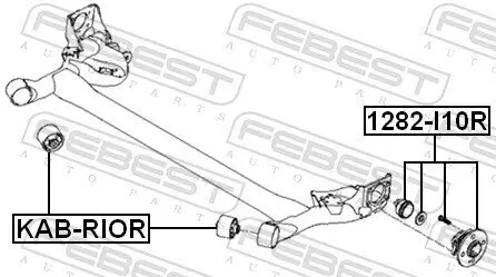 Radnabe Hinterachse FEBEST 1282-I10R Bild Radnabe Hinterachse FEBEST 1282-I10R