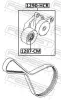 Riemenspanner, Keilrippenriemen FEBEST 1290-HCR Bild Riemenspanner, Keilrippenriemen FEBEST 1290-HCR