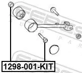 Sturzkorrekturschraubensatz FEBEST 1298-001-KIT Bild Sturzkorrekturschraubensatz FEBEST 1298-001-KIT