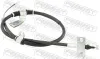Seilzug, Feststellbremse hinten links FEBEST 14100-KYR05LH