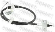 Seilzug, Feststellbremse hinten links FEBEST 14100-KYR05LH