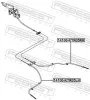 Seilzug, Feststellbremse hinten links FEBEST 14100-KYR05LH Bild Seilzug, Feststellbremse hinten links FEBEST 14100-KYR05LH