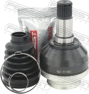 Gelenksatz, Antriebswelle getriebeseitig Vorderachse links FEBEST 1611-156FLH