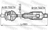 Antriebswelle Vorderachse links FEBEST 1614-211LH Bild Antriebswelle Vorderachse links FEBEST 1614-211LH