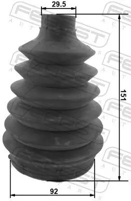 Faltenbalgsatz, Antriebswelle radseitig FEBEST 1617P-163 Bild Faltenbalgsatz, Antriebswelle radseitig FEBEST 1617P-163