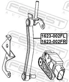 Anlenkerstrebe, Niveauregulierung Vorderachse links FEBEST 1623-002FL Bild Anlenkerstrebe, Niveauregulierung Vorderachse links FEBEST 1623-002FL