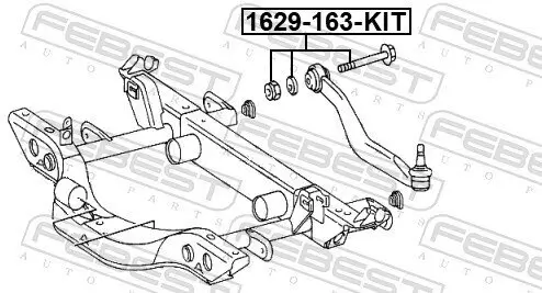 Sturzkorrekturschraube FEBEST 1629-163-KIT Bild Sturzkorrekturschraube FEBEST 1629-163-KIT