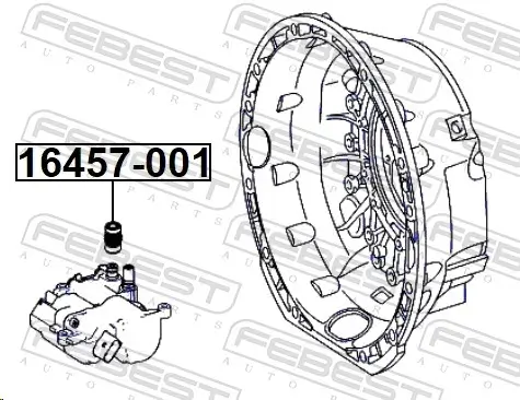 Schlauch, Getriebeölkühler FEBEST 16457-001 Bild Schlauch, Getriebeölkühler FEBEST 16457-001