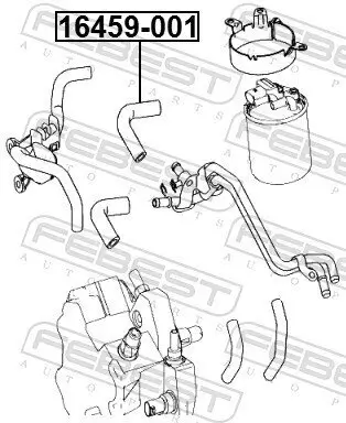 Kraftstoffschlauch FEBEST 16459-001 Bild Kraftstoffschlauch FEBEST 16459-001