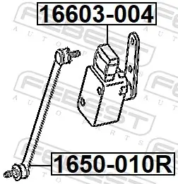 Anlenkerstrebe, Niveauregulierung FEBEST 1650-010R Bild Anlenkerstrebe, Niveauregulierung FEBEST 1650-010R