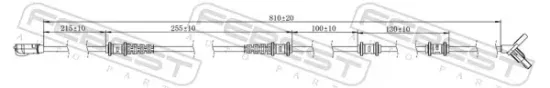 Sensor, Raddrehzahl Vorderachse FEBEST 16606-002 Bild Sensor, Raddrehzahl Vorderachse FEBEST 16606-002