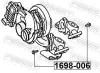 Befestigungsbolzen, Querlenker FEBEST 1698-006 Bild Befestigungsbolzen, Querlenker FEBEST 1698-006