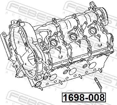 Schraube, Abgaskrümmer FEBEST 1698-008 Bild Schraube, Abgaskrümmer FEBEST 1698-008