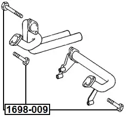 Schraube, Abgasanlage FEBEST 1698-009 Bild Schraube, Abgasanlage FEBEST 1698-009