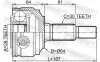 Gelenksatz, Antriebswelle FEBEST 1710-Q7R Bild Gelenksatz, Antriebswelle FEBEST 1710-Q7R