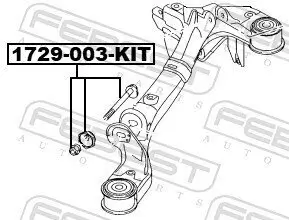 Sturzkorrekturschraube FEBEST 1729-003-KIT Bild Sturzkorrekturschraube FEBEST 1729-003-KIT
