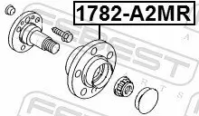 Radnabe Hinterachse FEBEST 1782-A2MR Bild Radnabe Hinterachse FEBEST 1782-A2MR