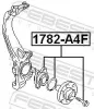 Radnabe Vorderachse FEBEST 1782-A4F Bild Radnabe Vorderachse FEBEST 1782-A4F