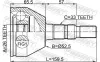 Gelenksatz, Antriebswelle FEBEST 1810-Z20 Bild Gelenksatz, Antriebswelle FEBEST 1810-Z20