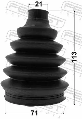 Faltenbalgsatz, Antriebswelle radseitig FEBEST 1817P-CORD Bild Faltenbalgsatz, Antriebswelle radseitig FEBEST 1817P-CORD