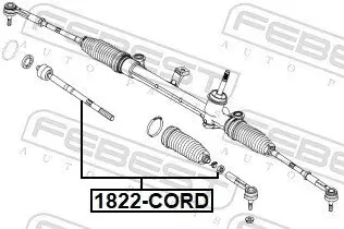 Axialgelenk, Spurstange Vorderachse FEBEST 1822-CORD Bild Axialgelenk, Spurstange Vorderachse FEBEST 1822-CORD