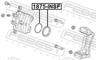 Reparatursatz, Bremssattel FEBEST 1875-INSF Bild Reparatursatz, Bremssattel FEBEST 1875-INSF