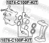 Reparatursatz, Bremssattel Vorderachse FEBEST 1876-C100F-KIT Bild Reparatursatz, Bremssattel Vorderachse FEBEST 1876-C100F-KIT