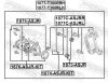 Bremssattelhaltersatz Hinterachse links FEBEST 1877C-ASJRL Bild Bremssattelhaltersatz Hinterachse links FEBEST 1877C-ASJRL