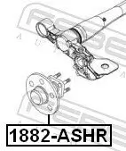 Radnabe FEBEST 1882-ASHR Bild Radnabe FEBEST 1882-ASHR