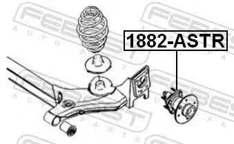 Radnabe Hinterachse FEBEST 1882-ASTR Bild Radnabe Hinterachse FEBEST 1882-ASTR