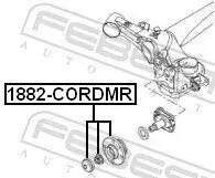 Radnabe Hinterachse FEBEST 1882-CORDMR Bild Radnabe Hinterachse FEBEST 1882-CORDMR