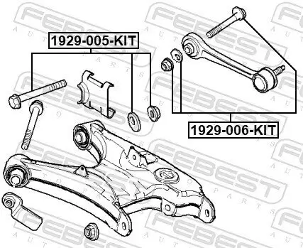 Sturzkorrekturschraubensatz FEBEST 1929-006-KIT Bild Sturzkorrekturschraubensatz FEBEST 1929-006-KIT