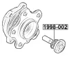 Achsschraube, Antriebswelle Vorderachse FEBEST 1998-002 Bild Achsschraube, Antriebswelle Vorderachse FEBEST 1998-002