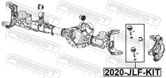 Trag-/Führungsgelenk Vorderachse FEBEST 2020-JLF-KIT Bild Trag-/Führungsgelenk Vorderachse FEBEST 2020-JLF-KIT