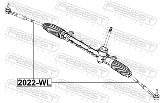Axialgelenk, Spurstange Vorderachse FEBEST 2022-WL Bild Axialgelenk, Spurstange Vorderachse FEBEST 2022-WL
