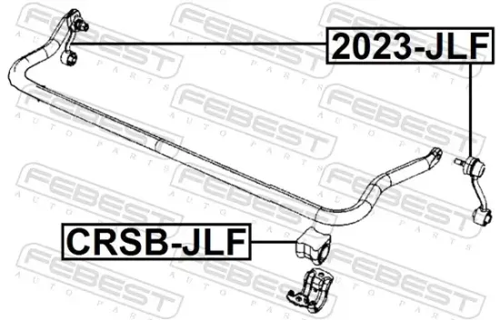 Stange/Strebe, Stabilisator Vorderachse FEBEST 2023-JLF Bild Stange/Strebe, Stabilisator Vorderachse FEBEST 2023-JLF