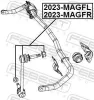 Stange/Strebe, Stabilisator Vorderachse links FEBEST 2023-MAGFL Bild Stange/Strebe, Stabilisator Vorderachse links FEBEST 2023-MAGFL